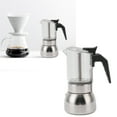 thumbnail image 1 of Portable Coffee Maker, Stainless Steel High Temperature  Moka Pot For Home Coffee Shop, 1 of 8