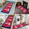 thumbnail image 5 of Nautical Anchor 2'x6' Runner Rugs for Hallway Kitchen Bedside Non Slip Washable, Blue Red Coastal Ocean Beach Compass Entryway Rug Runners with Rubber Backing, Long Carpet Runner for Laundry Room, 5 of 8