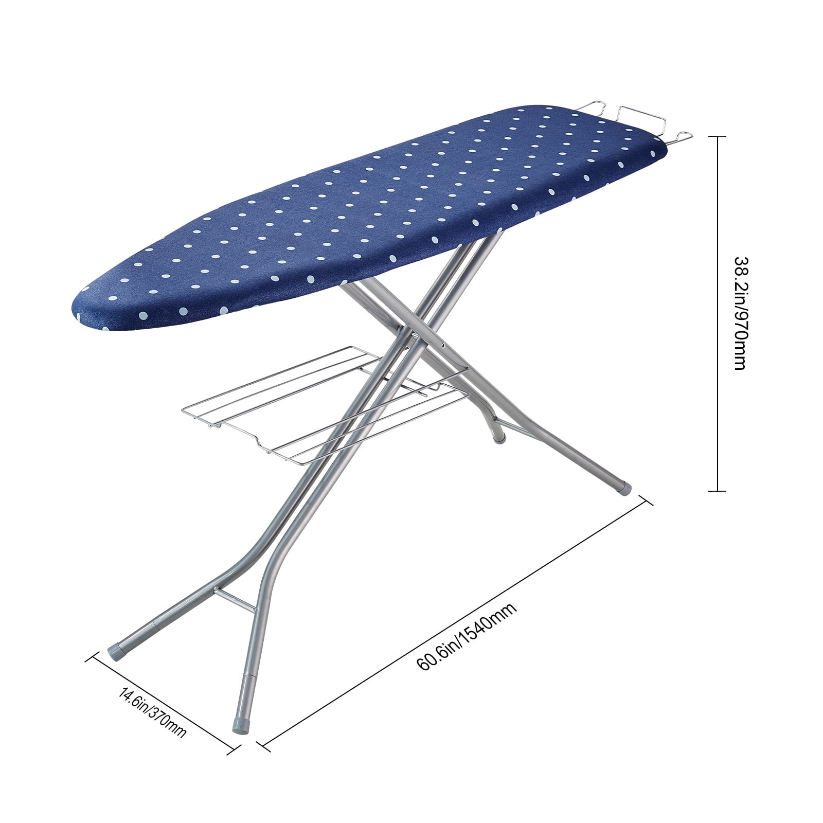 KFFKFF Ironing Board featuring Underneath Storage Tray, Enhanced 4