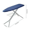 thumbnail image 6 of VEVOR Ironing Board 55"x15" with Bottom Storage Tray, 4 Layers Iron Board 10 Adjustable Heights with Heat Resistant Cover and 100% Cotton Cover for Home Laundry Room, 6 of 7