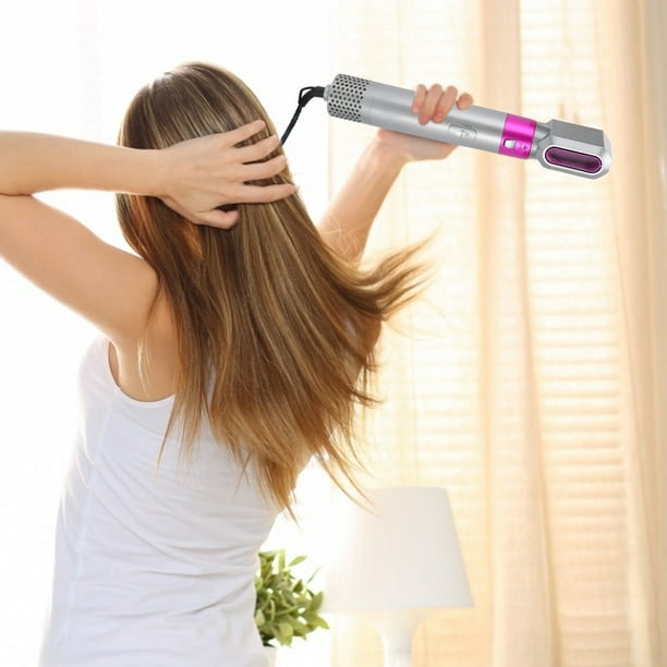 secadora cepillo, 5 En 1 Peine De Rizador Secador De Cabello, Alisado De Rizador De Cabello Multifuncional Herramientas De Peinado Eléctricas Profesionales Herramienta De Peinado De Peinado Ecomeon no