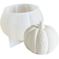 thumbnail image 1 of Halloween Pumpkin Candle Mold - Durable Silicone Resin Mould, Multi-Purpose Crafting Tool for Baking, Candle Making, Non-Stick Creative Shape | for Cupcakes, Pastries, Candy, Soap, Thanksgiving Décor, 1 of 1