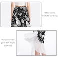 thumbnail image 2 of Easter Stylish Chiffon Beach Dress with Polyester Straps for Women - Beach Skirt for Summer Vacations, 2 of 6