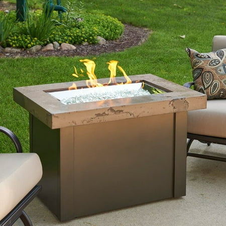 The Outdoor Greatroom Company Providence Metal Gas Fire Pit Table