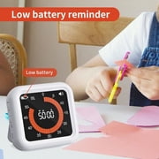 VOCOO Visual Timer, Max 11H 59M Digital Timer Countdown Count-up, Clear VA Display, Magnetic Time Management Tool for Home, School, or Work White