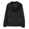 thumbnail image 3 of Sun Hoodies for Men Women 2025 Lightweight Breathable Outdoor Casual Long Sleeve Zip Up Hooded Jacket with Pockets, 3 of 7