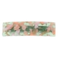 thumbnail image 1 of Ganga Única 1 Pc Pinzas de Pelo Cuadradas Grace Clip para Mujeres 3.46"x0.94"x0.71" Rosa Verde, 1 of 3