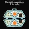 thumbnail image 4 of 6 in 1 Onigiri Mold, 6 in One Onigiri Mold, Triangle Rice Ball Mold, Quick to Make and Easy to Store, Easy to Carry and Clean Can Be Used as a Rice Container For Seaweed Rice Balls Sushi Musubi, 4 of 9