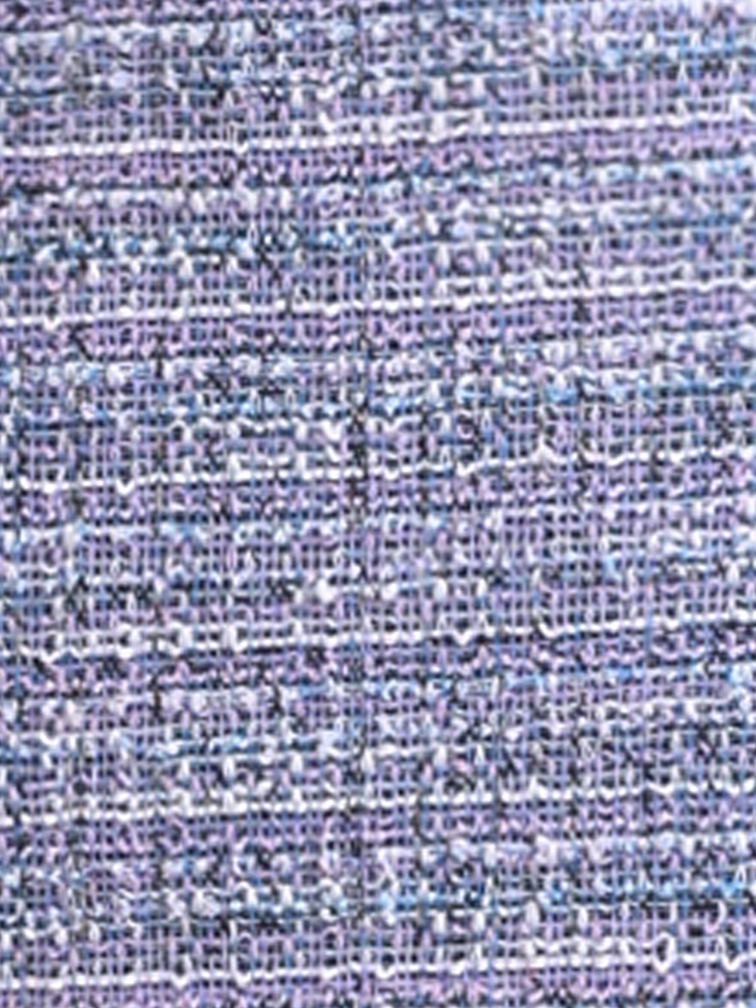 DARING DIVA Elegant Dress Plaid Tweed Bodycon Dress L Purple Blue