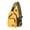 yellow, variant on IAJFHAFS Small Sling Crossbody Backpack Shoulder Bag for Men Women, Lightweight One Strap Backpack Sling Bag Backpack for Hiking Walking Biking Travel Cycling