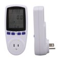 thumbnail image 5 of Medidor de vatios Pantalla LCD Función de alarma Protección contra sobrecarga Material ABS Monitor de uso de electricidad Enchufe estadounidense 120 V, 5 of 5