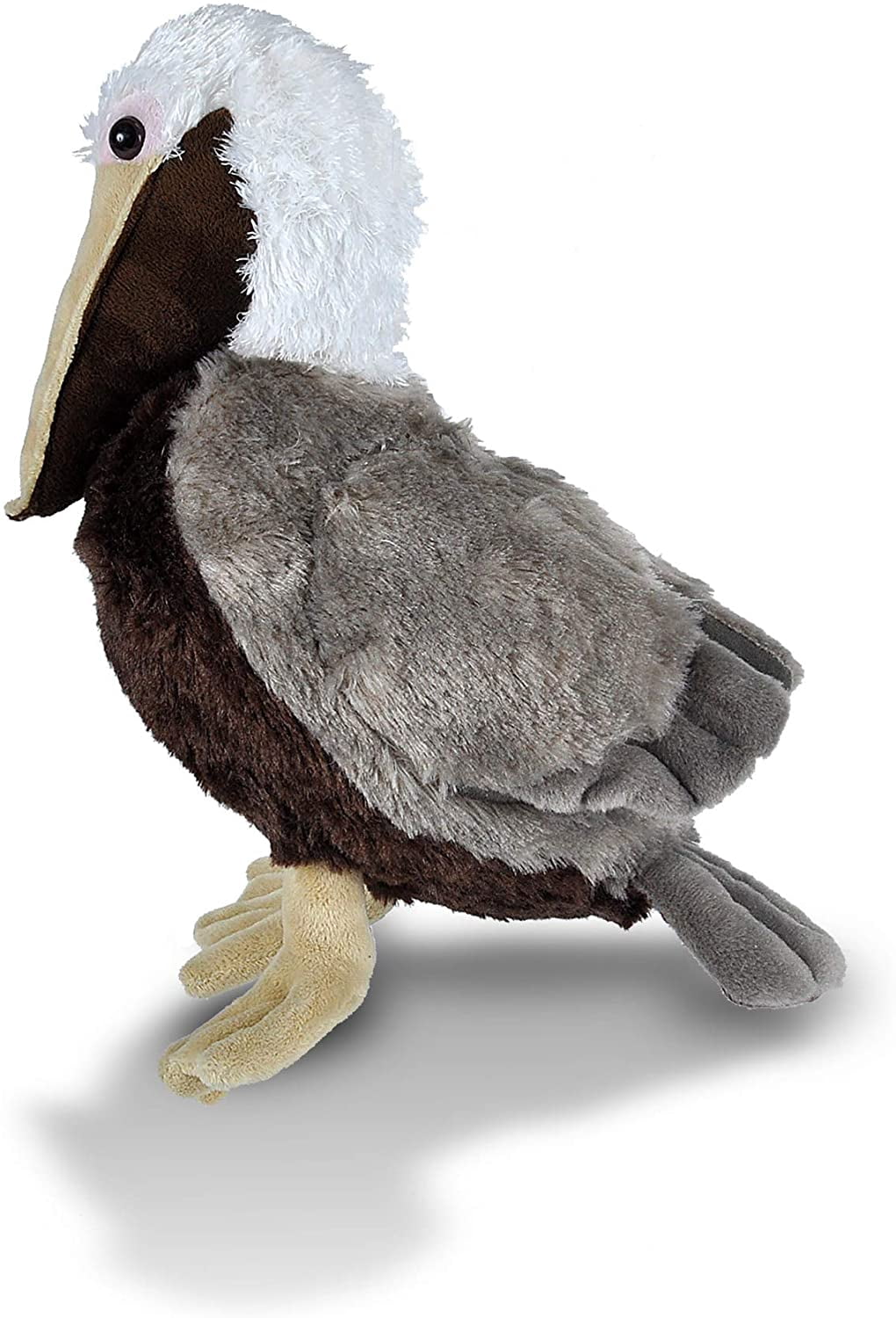 Wild Republic Brown Pelican Plush, Stuffed Animal, Plush Toy, Gifts for Kids, Cuddlekins 15 Inches