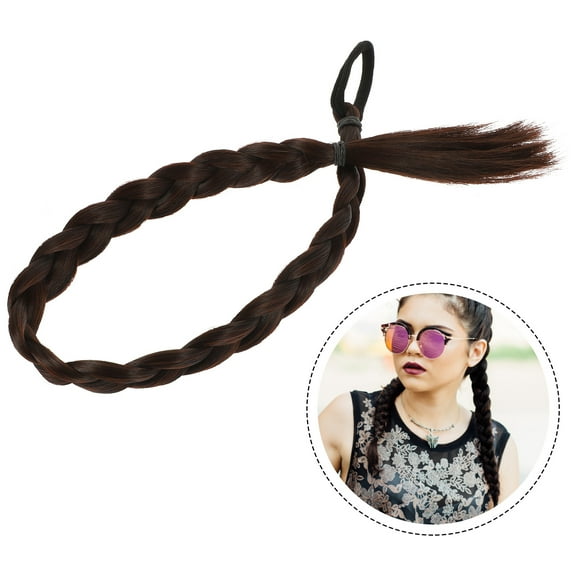 FOMIYES  Fake Hair Braid Braided Ponytail Extension Women's