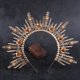 thumbnail image 4 of Diadema con corona de Halo de diosa para mujer, banda para el pelo con pinchos Sunburst, disfraz de fiesta, Cosplay, tocado para sesión de fotos de boda, 4 of 5