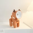 thumbnail image 4 of Lunxisen 3 Pcs Cartoon Night Light Lamp Mini deer LED Desk Lamps Cute DIY Portable Adjustable Phone Holder for Students Bedroom Bookends Room, 4 of 8