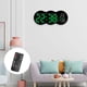thumbnail image 1 of Reloj de pared digital con calendario y despertador, alimentado por USB, pantalla LED moderna, versátil, con luz nocturna para gimnasio, sala de estar pantalla verde, 1 of 8