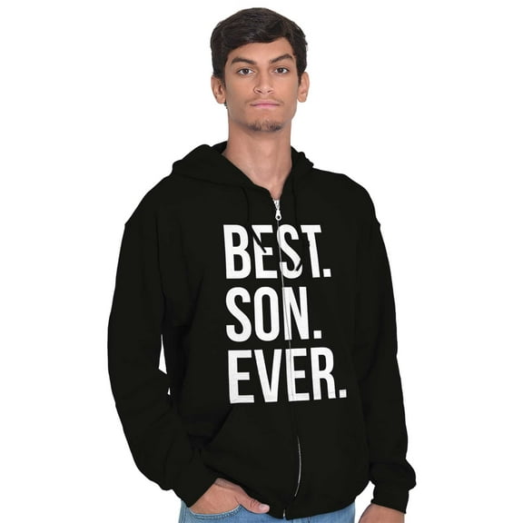 Best Son Ever Relatives Family Zip Hoodie Sweatshirt Men Brisco Brands S