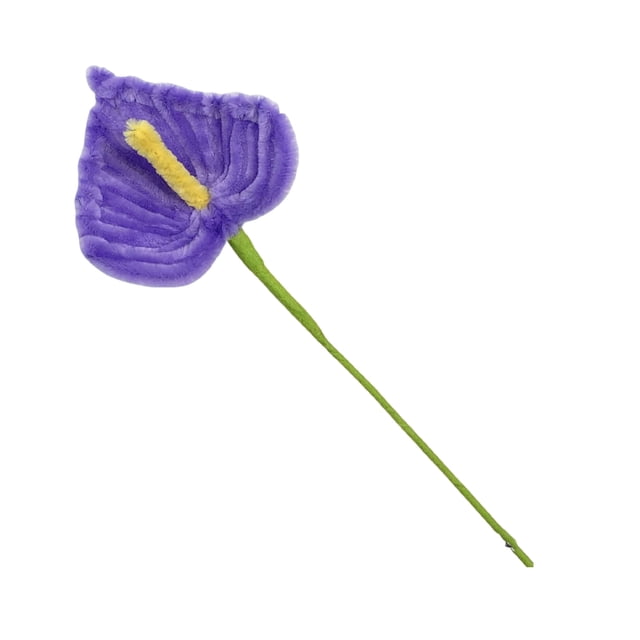 Limpiadores de pipas terminados, flores artesanales, flores de lirio de cala artificiales hechas a mano para el Día de la Madre, cumpleaños, bodas, decoración del hogar