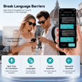 thumbnail image 3 of Men Women AI Smart Glasses, 164 Languages Real-Time Translation, Bluetooth Call Music Playback, Photochromic Lens, UV Blue Light Blocking, Wireless Speaker Voice Recorder, 3 of 10
