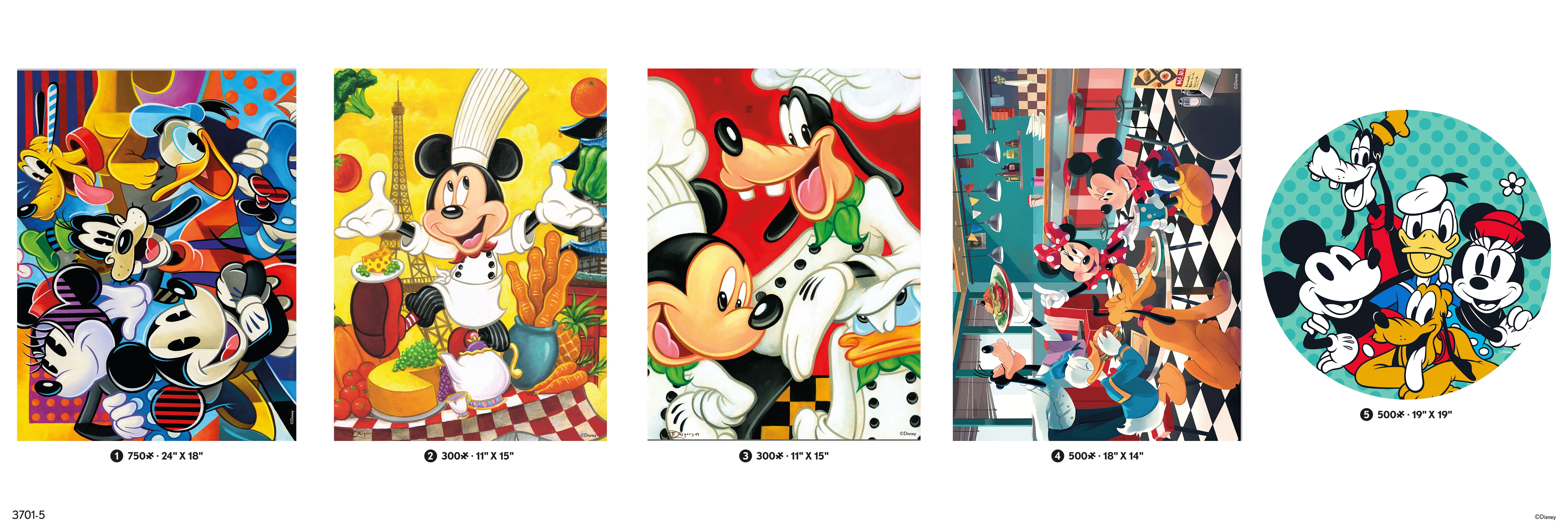 Ceaco - Disney - 5 in 1 Interlocking Jigsaw Puzzle - Walmart.com