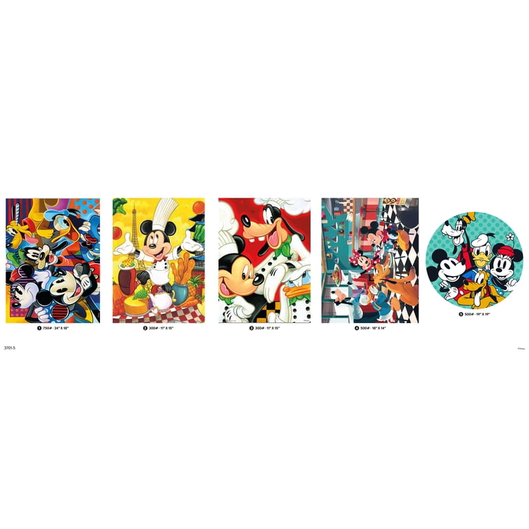 Ceaco - Disney - 5 in 1 Interlocking Jigsaw Puzzle - Walmart.com