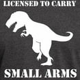 thumbnail image 3 of CafePress - T Rex Small Arms Carry License Dinosaur T Shirt - Men's Classic Graphic Cotton T-Shirt, 3 of 4