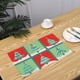 thumbnail image 4 of Mantel de tela estampado para Navidad, vacaciones e inviernorectangular, 4 of 5