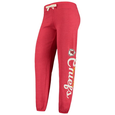 Kansas City Chiefs G-III 4Her by Carl Banks Women's Scrimmage Fleece Team Pants - Red