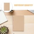 thumbnail image 3 of HONMEET 240Pcs Notebook Refill Loose Leaf Paper Light Brown Blank Pages for Professional Use, 3 of 8