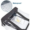 thumbnail image 3 of Large Clear Tote Bag, Fashion PVC Shoulder Handbag for Women, Clear Stadium Bag for Security Travel,Shopping,Sports and Work, 3 of 7