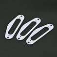 thumbnail image 2 of BQBQERT 3 Pcs White Pearl Electric Guitar Single Coil Pickup T-Style Neck Pickup Surround Plate Mounting, 2 of 9