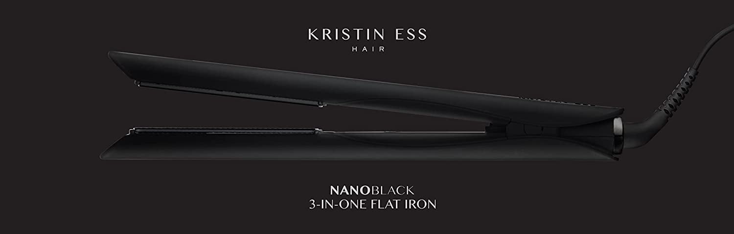 Kritsen ESS Black 3-Piece Hair Styling Iron Set Kristin Ess Hair Signature Styling Set 3-in-1 Ceramic Flat  main image 2