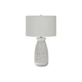thumbnail image 4 of Monarch Specialties Lighting, 27"h, Table Lamp, Grey Ceramic, Grey Shade, Contemporary, 4 of 6