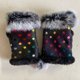 thumbnail image 1 of Guantes de medio dedo de piel de conejo, moda para mujer, otoño e invierno, guantes de medio dedo para estudiantes, para escribir en la computadora, 1 of 6