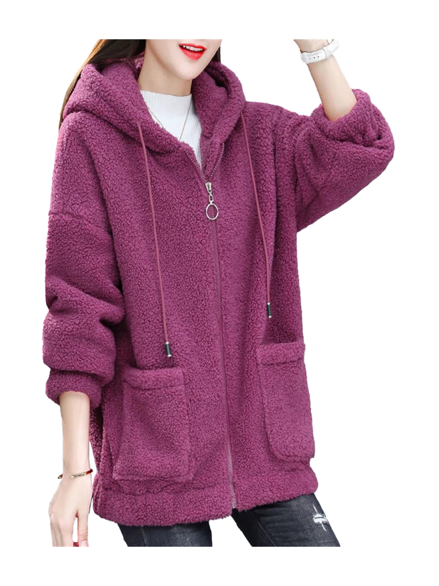 plus teddy bear jacket
