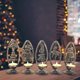 thumbnail image 4 of Portavelas navideño YONGSHENG muñeco de nieve de Metal para luz de té, 4 of 5