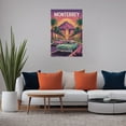 thumbnail image 5 of Vintage City Travel Poster of Monterrey with Bold Skyline And Local Life Details Print Poster, 5 of 8