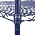 thumbnail image 2 of Nexel 4 Shelf Nexelon Blue Wire Shelving Unit Starter 1 HD Shelf 36""W x 24""D x, 2 of 7