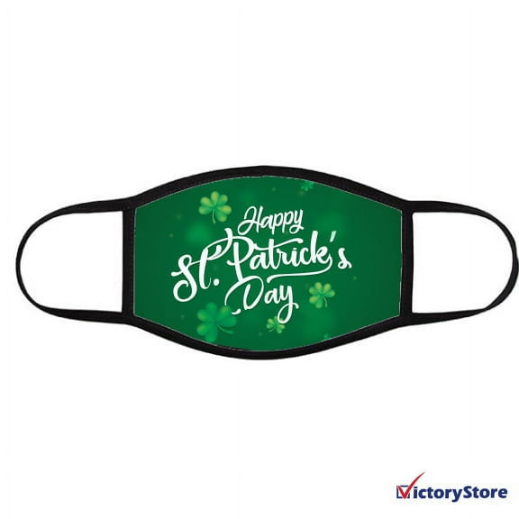 Happy St. Patrick's Day Face Mask