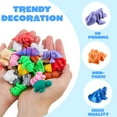 thumbnail image 5 of Joyfy 36 Pcs 3D Printed Mini Animals Toys for Kids Party Favors, Cute Articulated Flexible Figurines Fidget Toys Bulk, Desk Pets, Birthday Gifts, Classroom Prize, Easter Egg Stuffers, 5 of 7