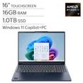 thumbnail image 1 of Restored Lenovo IdeaPad Slim 5 16" Touchscreen Laptop - AMD Ryzen AI 7 350 - WUXGA (1920 x 1200) - Windows 11 Home - 16GB RAM - 1TB SSD (Refurbished), 1 of 1