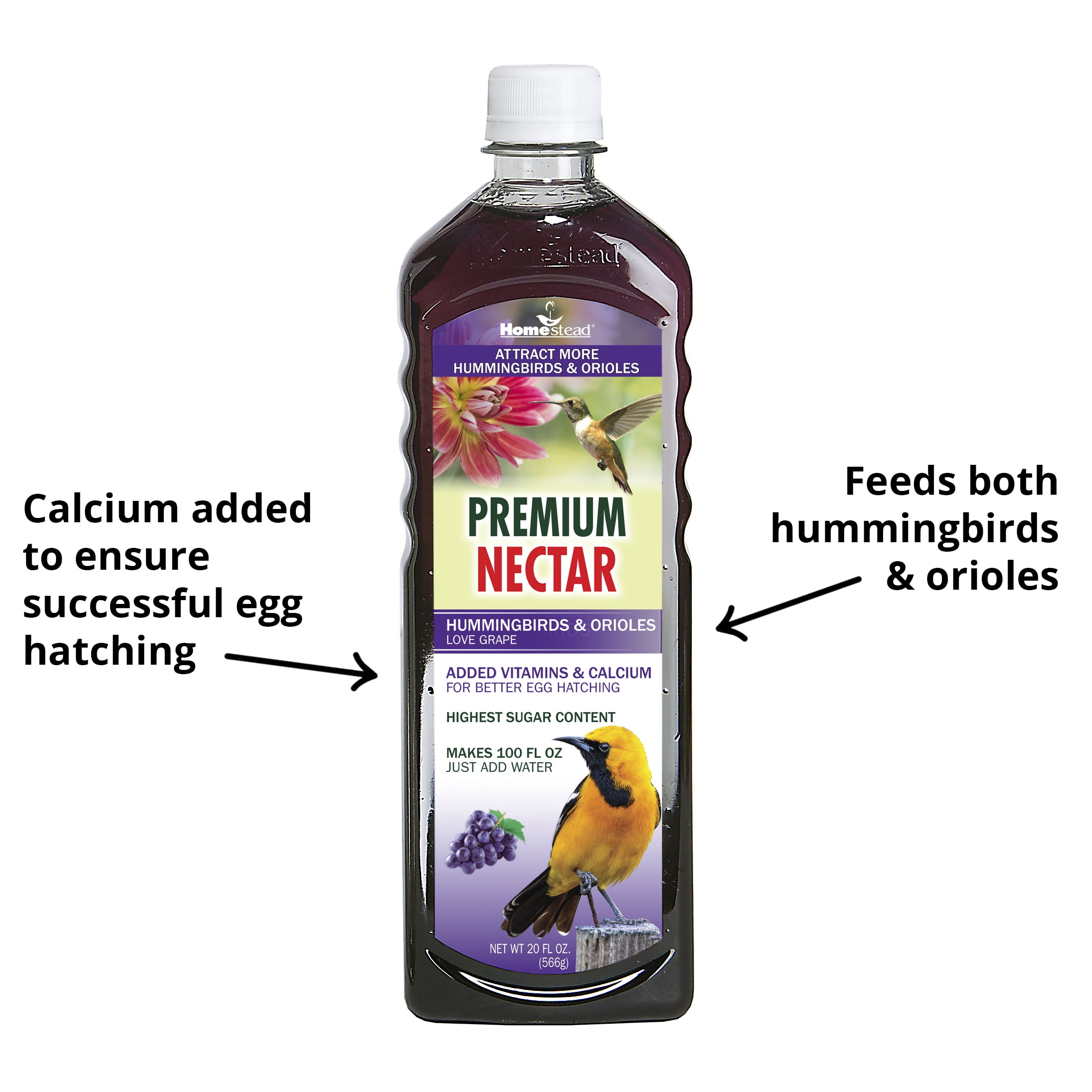 Homestead Premium Nectar 20 Oz Purple Liquid Concentrate Walmart Com Walmart Com