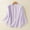 Purple, variant on Olyvenn Cotton Linen Shirts for Women Button Down Long Sleeve Blouses Round Neck Trendy Side Slit Loose Comfort Shirt Tops Purple S