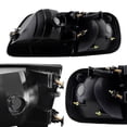 thumbnail image 2 of AKKON - For Pickup Truck 04 F-150 Heritage | 97-03 F150 Black Smoked Headlights+Signal Light+ Dark Red Tail Lamp, 2 of 7