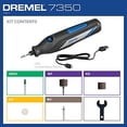 thumbnail image 4 of Kit de herramientas rotativas Dremel 7350-5 batería de iones de litio de 4 V 7 accesorios, 4 of 9