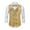 Gold, variant on GHSOHS Mens Sequins Vest and Necktie Sparkling Double Button Vest Wedding Formal V-neck Shiny Waistcoat Bowtie Set Prom Party Tuxedo S