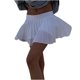 thumbnail image 1 of Gibobby faldas cargo Color Sólido Falda Fina Plisada Moda Cintura Alta Falda Mujer(Blanco, XXXL), 1 of 5