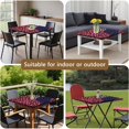 thumbnail image 5 of Pink and Black Of Leopard Print Square Fitted Tablecloth with Elastic Edge,Square Table Cover,Washable Elastic Table Cover for Home Kitchen Party Decor 34"x34", 5 of 6
