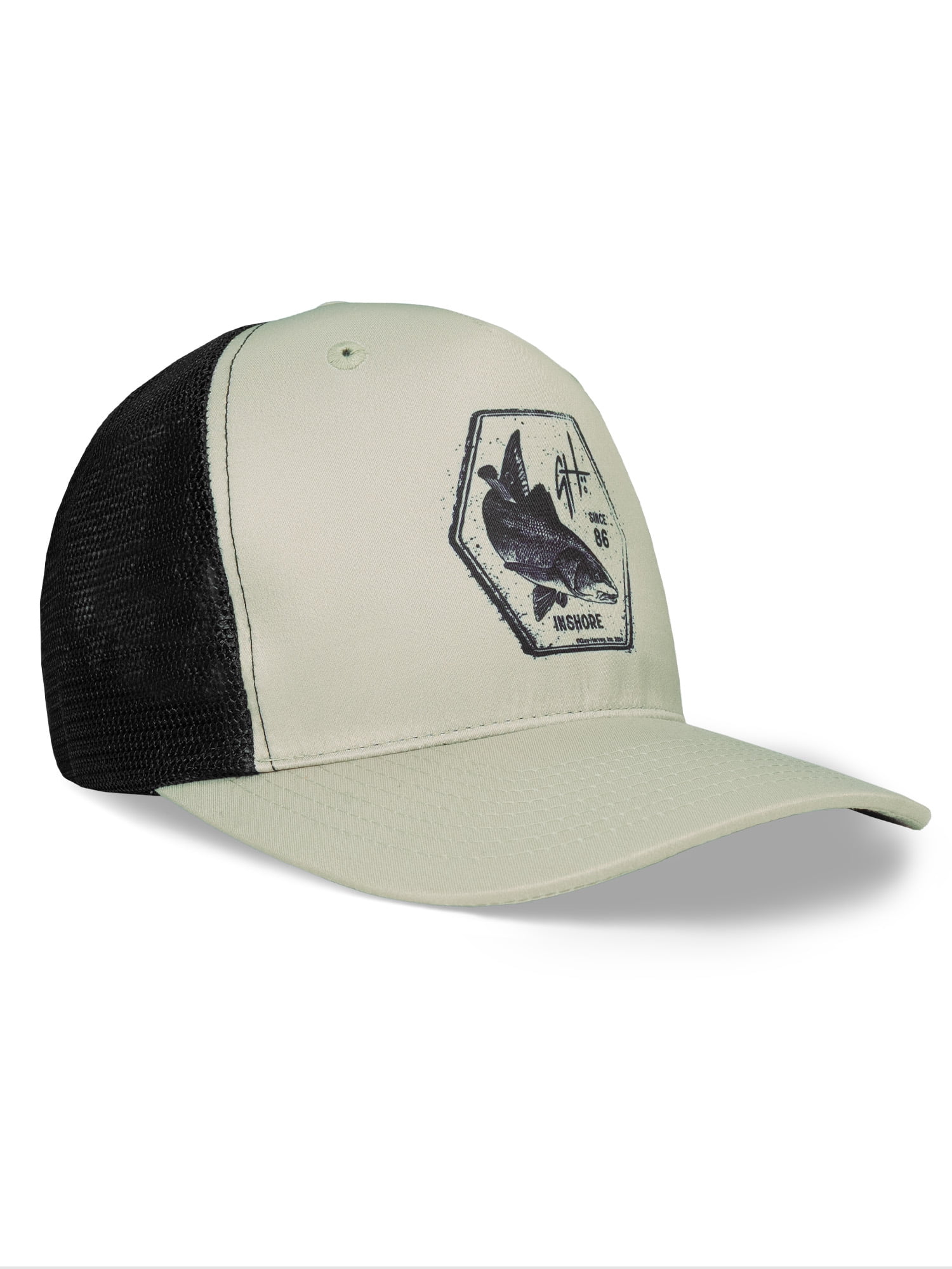 GH BUY GUY HARVEY Adult Men's Mid Grey Fishing Hat, One Size Fits Most