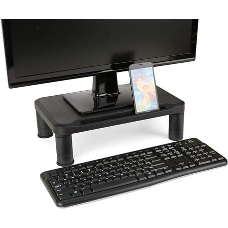 Mind Reader SMPLMON-BLK Petit support, élévateur durable, pour écran  d'ordinateur, ordinateur portable, PC, MacBook, noir, 4 pieds